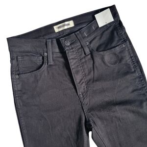 Madewell 10" High-Rise Black Denim Skinny Jeans 25